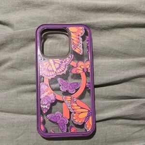 OtterBox Purple and Orange Butterfly Case